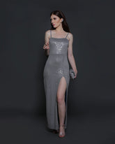 EMILY GOWN (SILVER) - Wabi Sabi